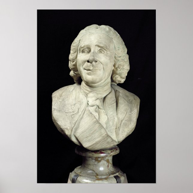 Bust från Rene Antoine Ferchault de Reaumur 1751 Poster (Framsidan)