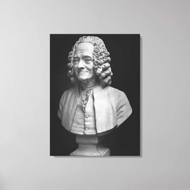 Bust från Voltaire Canvastryck (Framsida)