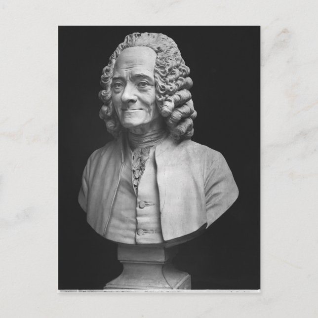 Bust från Voltaire Vykort (Framsida)