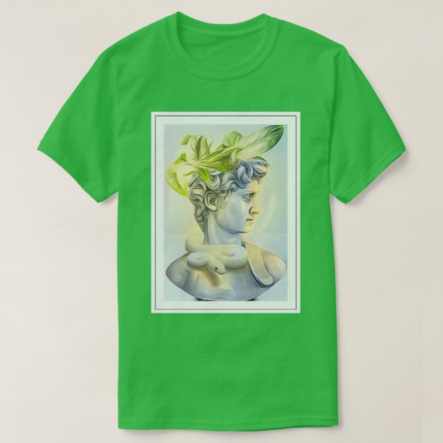 Bust med Snake 2 T Shirt (Design framsida)
