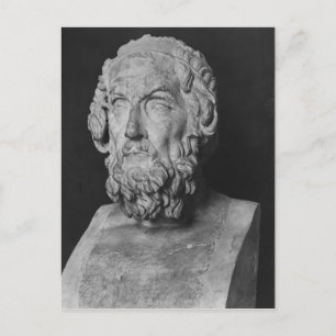 Bust of Homer, hellenistisk period Vykort
