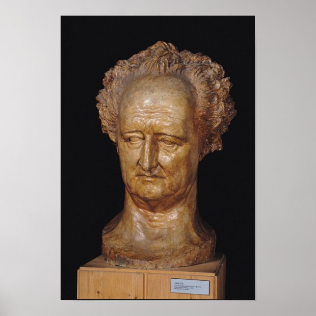 Bust of Johann Wolfgang von Goethe , 1831 Poster (Framsidan)