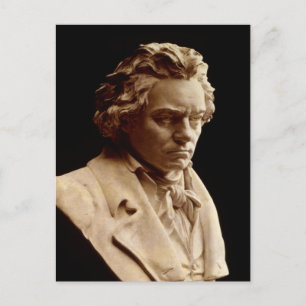 Bust of Ludwig van Beethoven Vykort