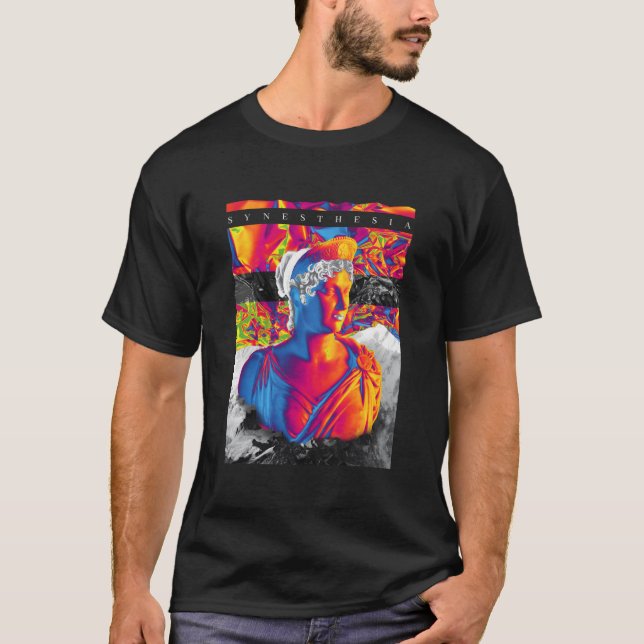 Bust Sculpture Greece Ro Gods Statue T Shirt (Framsida)