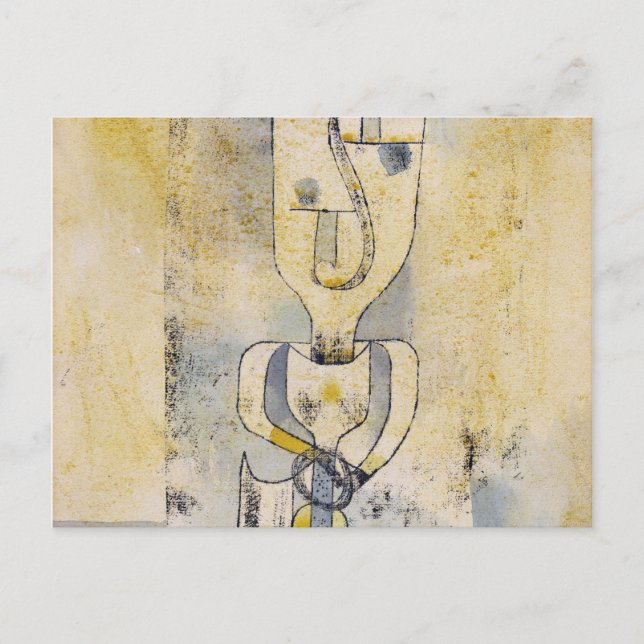 Buste av Paul Klee Vykort (Framsida)