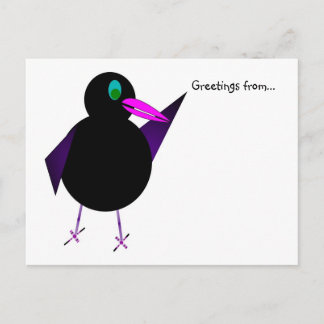 Buster Blackbird-vykort Vykort