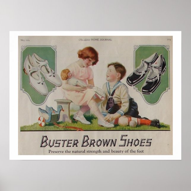 Buster Brown Shoes Poster (Framsidan)