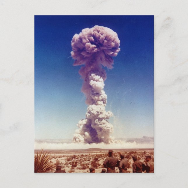 Buster-Jangle 1951, provoperation mot kärnvapen Vykort (Framsida)