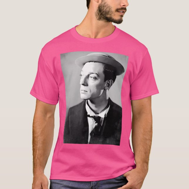 Buster Keaton - BW Vintage - D5 T Shirt (Framsida)