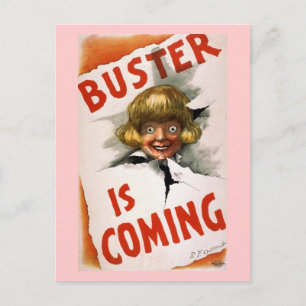 Buster kommer att Poster Vintage teater Vykort