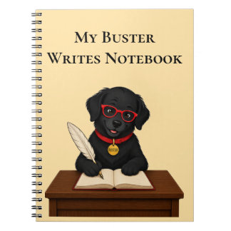 Buster Writes – Spiralblock för författare