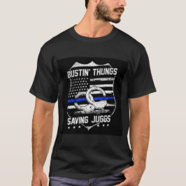 Busting thugs sparande av juggs t shirt