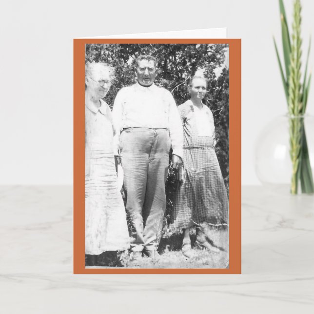 Busting vid sömmarna kort (Framsida)