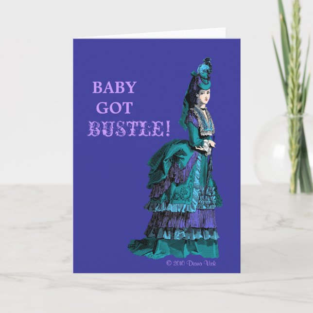 Bustle Greeting Card Kort (Framsida)