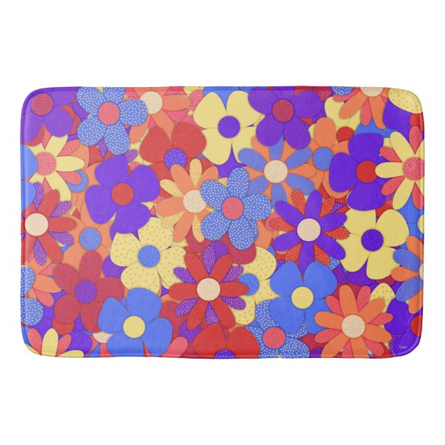 Bustling Bouquet Bath Mat Badrumsmatta (Framsidan)