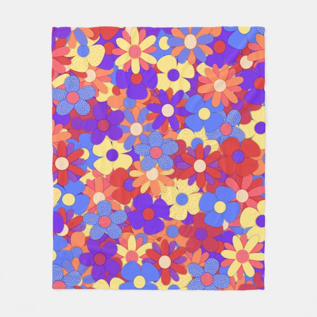 Bustling Bouquet Fleece Blanket (Framsidan)