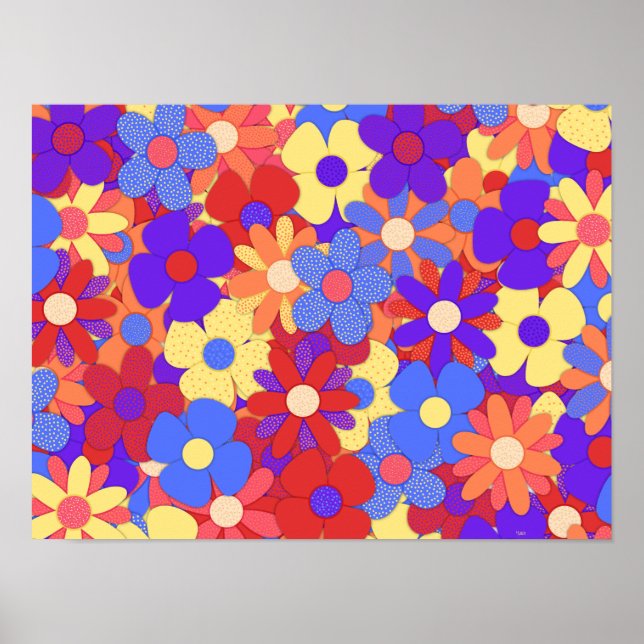 Bustling Bouquet Poster (Framsidan)