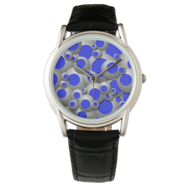 Bustling Bubbles Royal Blue Watch Armbandsur (Framsida)