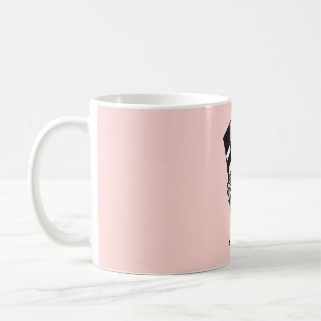 Busto de Nefertiti poligonal Kaffemugg (Vänster)