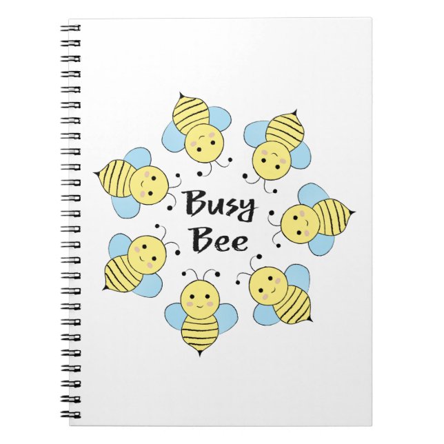 Busy Bee Anteckningsbok (Framsidan)