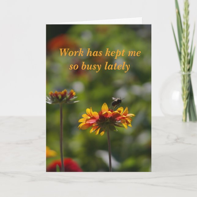 Busy Bee Card Kort (Framsida)