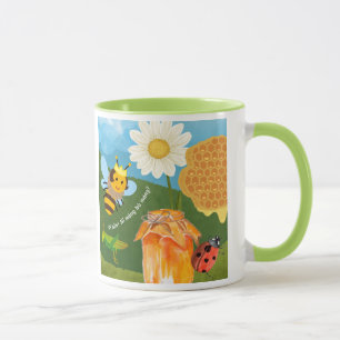 Busy Bee Chinese Mandarin Pinyin Psalm 23 Mugg