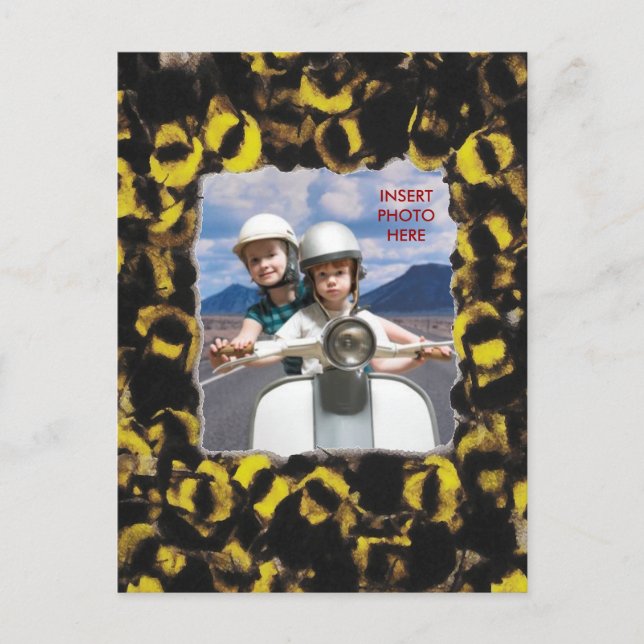 Busy Bee PHOTO INSERT ~ Postcard / inbjudningar (Framsida)