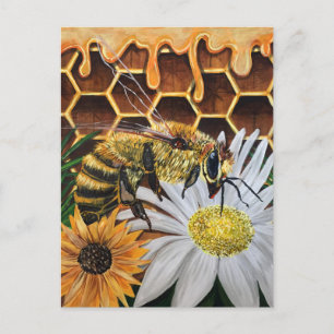 Busy Bee Vykort