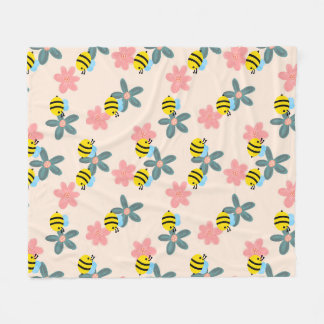 Busy Bees Fleece Blanket