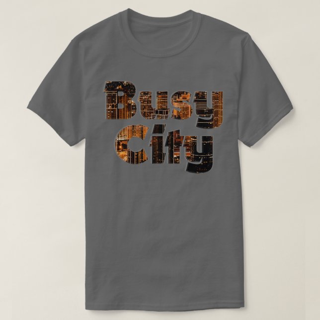 Busy City T Shirt (Design framsida)
