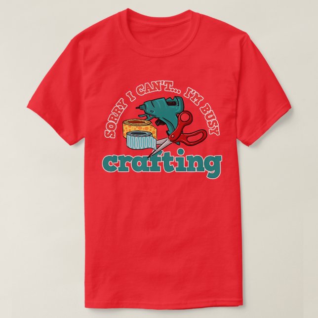 Busy Crafts underliga Say Hobby Crafter 1 T Shirt (Design framsida)