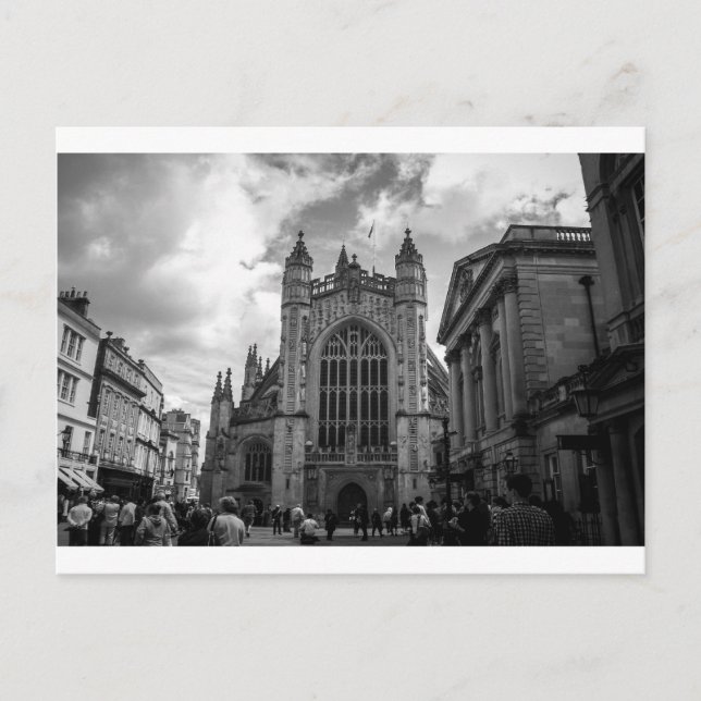 Busy-gatorna i Bath Vykort (Framsida)