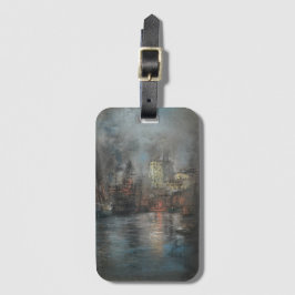 Busy Harbour (av Glenn Cooper Henshaw) Bagagebricka