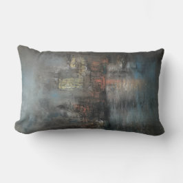 Busy Harbour (av Glenn Cooper Henshaw) Lumbarkudde