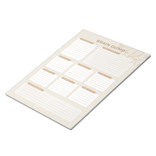 Busy Jewish Mamma Brain-dumpningen 2024 Anteckningsblock (Vinklad)