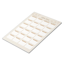 Busy Jewish Mamma Yom Tov Meal Planner Anteckningsblock