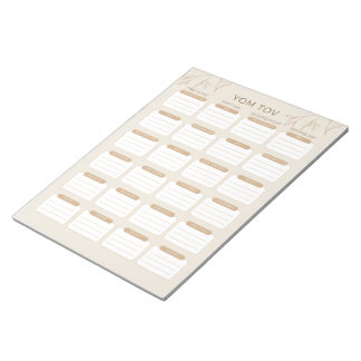 Busy Jewish Mamma Yom Tov Meal Planner Anteckningsblock