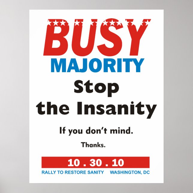 Busy Majority poster (Framsidan)