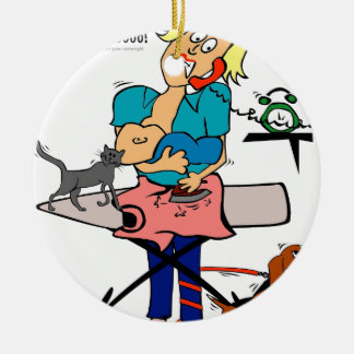 Busy Mamma Julgransprydnad Keramik