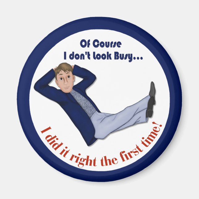 Busy Man Magnet (Framsidan)