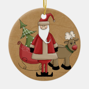 Busy på North Pole Keepsakes Ornament