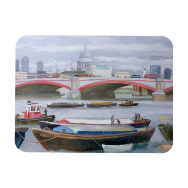 Busy Scene i Blackfriars 2005 Magnet (Horisontell)