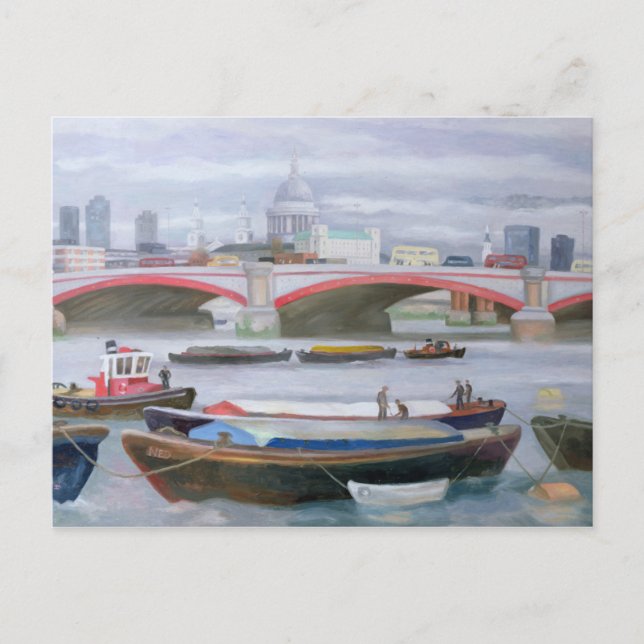 Busy Scene i Blackfriars 2005 Vykort (Framsida)