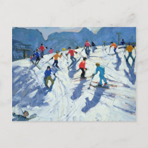 Busy Ski Slope Lofer 2004 Vykort