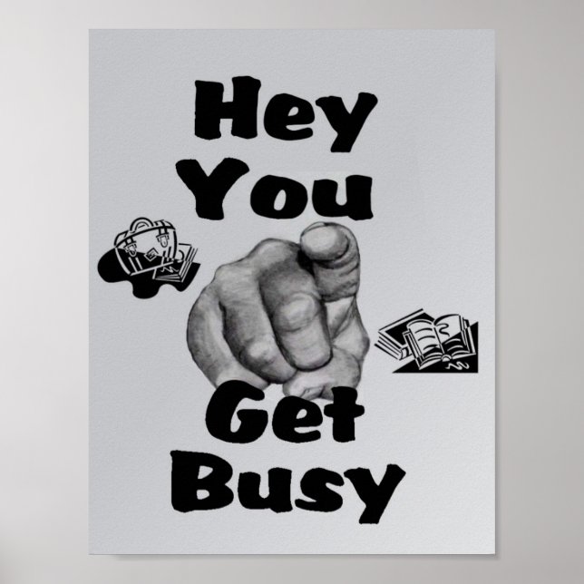 Busy - Skolan Poster (Framsidan)