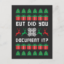 But Did You Document it Helg Vykort