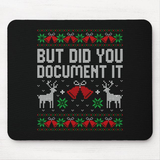 But Did You Doent It Funny Office Christmas Ugly S Musmatta (Framsidan)