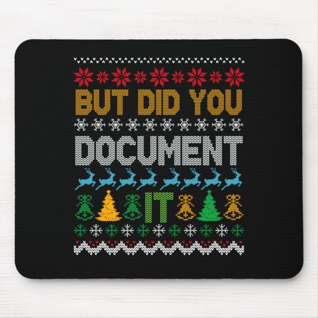 But Did You Doent It Ugly Funny Christmas Sweater  Musmatta (Framsidan)