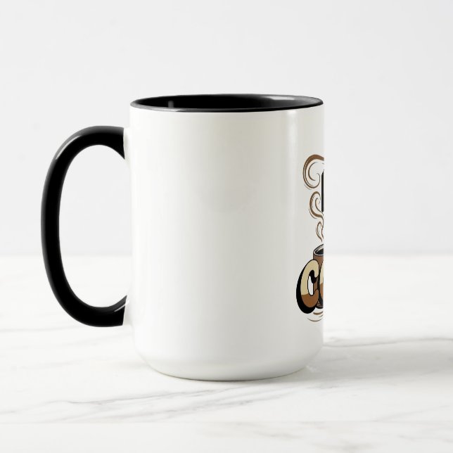 But First Coffee Mug | Funny Morning Coffee Lover  Mugg (Vänster)
