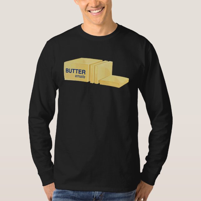 But Her Emails  Political Liberal Activist  Butter T Shirt (Framsida)